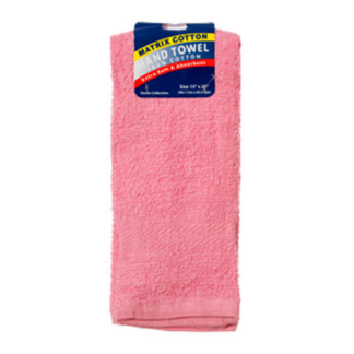 Hand Towel 15X25" 6 Asst Clr #Tm-02