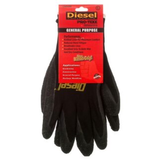 Diesel Glove Latex W/Crinkle Lg 1Pair