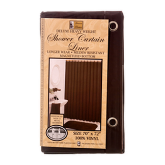 Shower Liner Deluxe Color Asst 70X72" #885-Asst