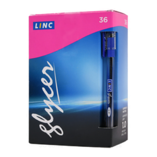 Pen 36Ct  Lync Glycer Smooth Ball Point 1.0Mm