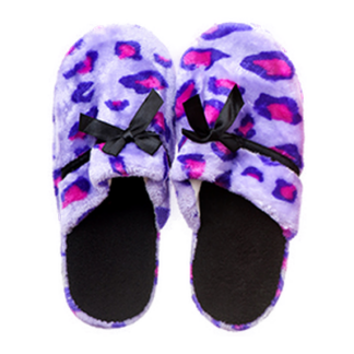 Hw Winter Slippers W/Black Ribbon Asst Color #Sl020