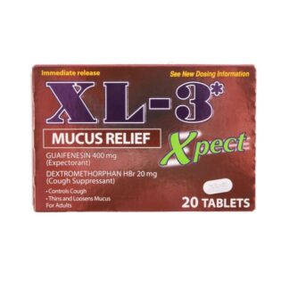 Xl-3 Xpect Mucus Releif 20Ct