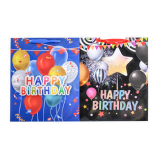 Bday Gift Bag Balloon Asst Design Md