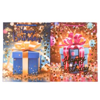 Bday Gift Bag Balloon2  Asst Design Md