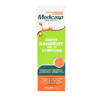 Medicasp 6Oz Coal Tar 0.5% Dandruff Shampoo