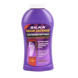 Silka Odor Defense Foot Powder 6Oz