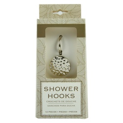 Shower Hooks " Brushed Nickel"