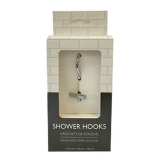 Shower Hooks "Chrome"