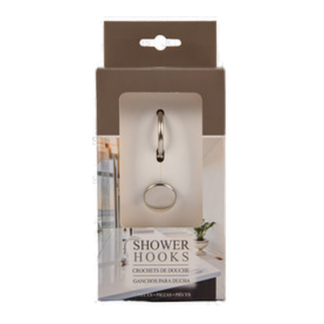 Shower Hooks "Brushed Nickel"