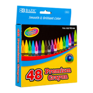 Bazic Crayon 48 Ct Premium