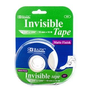 Bazic Tape Invisible 3/4" X 1296"