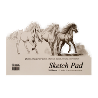 Bazic Sketch Pad 20Ct 18X12