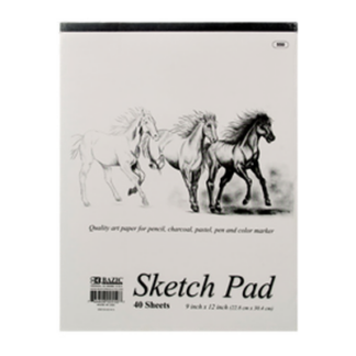 Bazic Sketch Pad 40 Sheet 9 X 12"