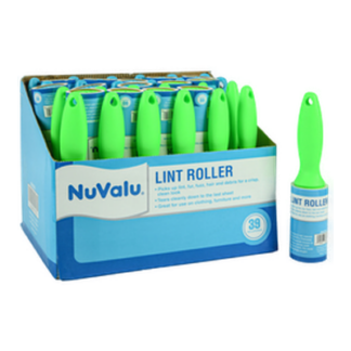 Nuvalu Lint Roller 60 Sheets  Deluxe W/Asst Clr
