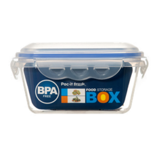 Pac It Fresh Sq 900Ml Airtight Clear #72030