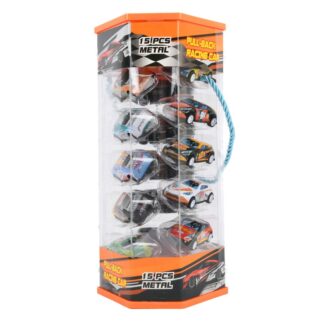 Toy Race Car 15Pc Tube Set