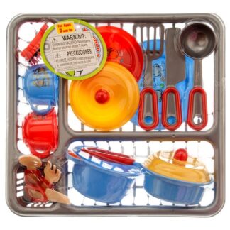 Kitchen Play Set W/Basket #Nf2887-1