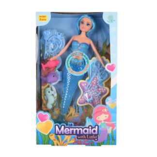 Toy Doll 12" Mermaid W/Accss 2-Asst