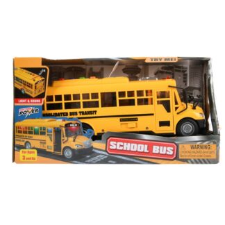 Toy F/F School Bus W/Light&Sound