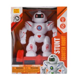 Toy Scooter Robot 10.5" W/Light&Sound B/O
