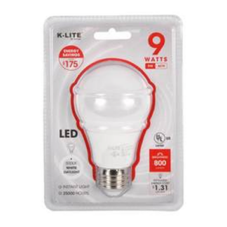 Light Bulb Led Soft White 9W