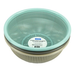 Nuvalu Round Plastic Colander 10.43" X 10.43" X 3.93" #1