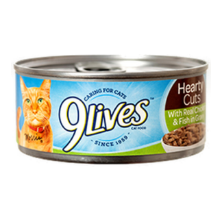 9 Lives Cat Food Slices Chickn&Fish In Gravy 5.5 Oz