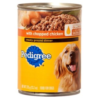 Pedigree Dog Food 13.2 Oz W/Chopped Chicken