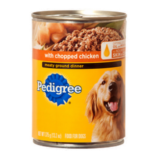 Pedigree Dog Food 13.2 Oz W/Chopped Chicken