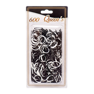 Hair Rubber Band Black & Wht Clr #Jj1133