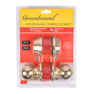 Lock Entry Knob W/Dead Bolt 2Pc Set #33381