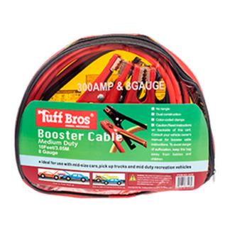 Booster Cable 10Ft 8Guage 300Amp W/Carrying Case #3428