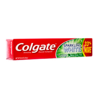 Colgate Toothpaste Sparkling White Mint Zing 8 Oz