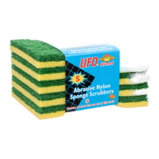 Ufo Sponge Scrubber 5 Pk