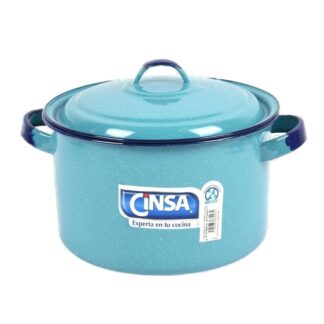 Cinsa Blue Dutch Oven #22 W/Lid