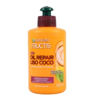Garnier Fructis Crema Liso Coco 10.14Oz