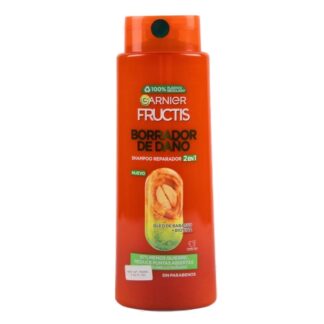 Garnier Shampoo Borrador De Daño Largo Perfecto 2 In 1 650Ml