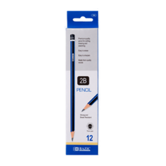 Bazic Pencil 2B 12Pc #760