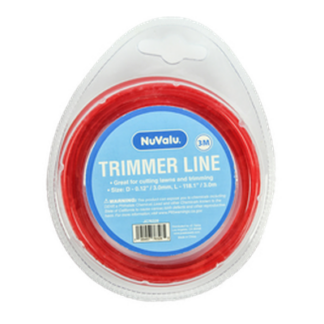 Nuvalu Trimmer Line For Weed Cutter 3.0Mm X 3M