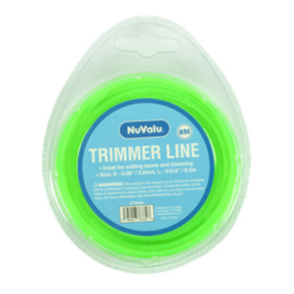 Nuvalu Trimmer Line For Weed Cutter 2.0Mm X 8M