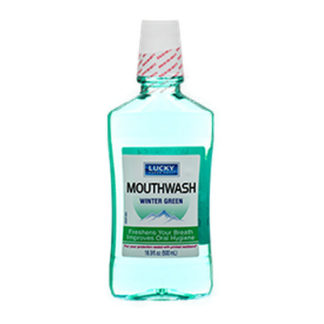 Lucky Mouthwash Winter Green 16.9 Oz