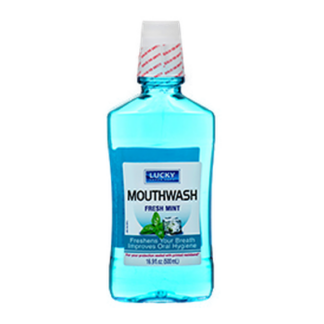 Lucky Mouthwash Fresh Mint 16.9 Oz