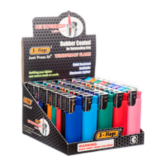 Lighter Wind-Proof Solid 5 Asst Clr