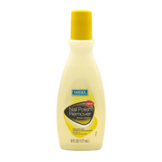 Lucky Nail Polish Remover Lemon Scent 6 Oz