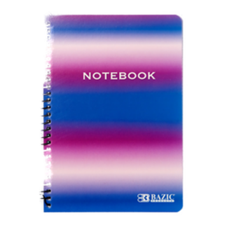 Bazic Notebook 5" X 7" W/Spiral Asst Clr #546