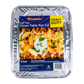 Half Size Steam Table Lid 13 5/64" X 11 1/64" X 45/64"