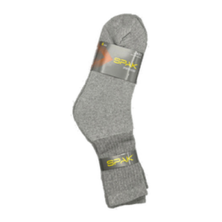 Mens 4 Pair Crew Sport Socks-Grey Sz.9-11