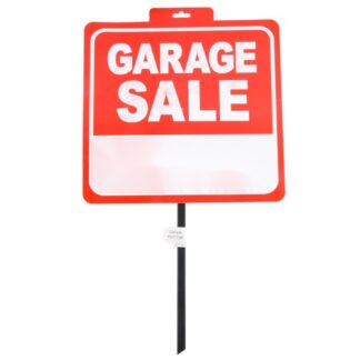 Garage Sale Sign 14X15 Weather Proof W/Pole