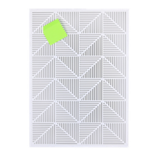 White Perforated Memo Board