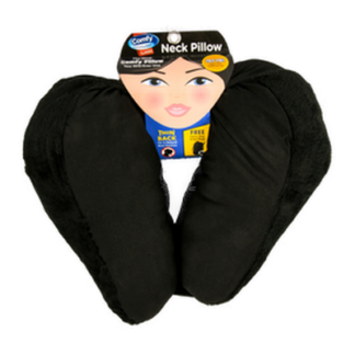 Neck Pillow - Comfy Commuter W/ Carry Bag & Ear Plugs